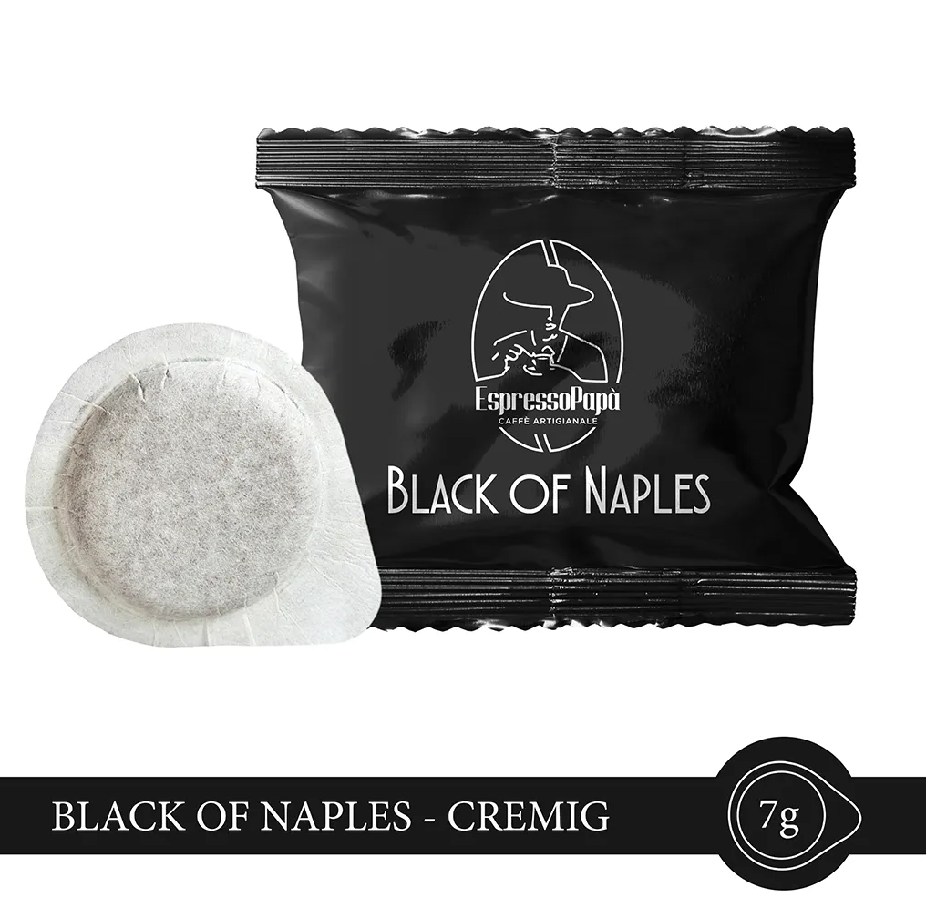 Espressopapa Black of Naples 44mm ESE Pad 150 Stück