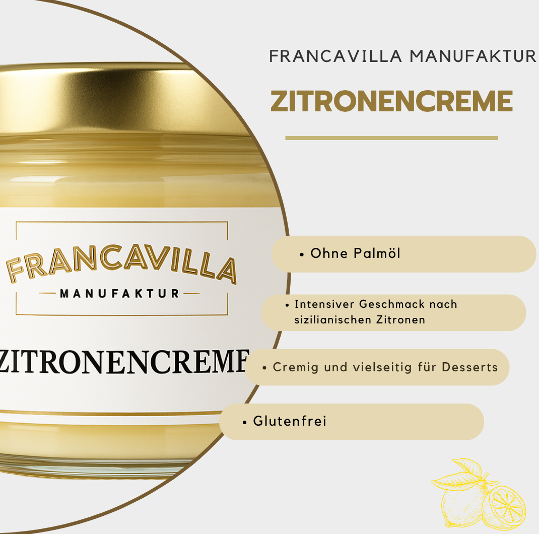 Zitronencreme Francavilla Manufaktur 200g